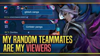 My random teammate are my viewers️