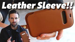 iPhone 12 and iPhone 12 Pro LEATHER SLEEVE REVIEW Is this WORTH $129??
