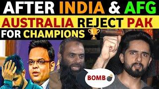 AFTER INDIA & AFGHANISTAN AUSTRALIA REJECTS PAK FOR CHAMPIONS TROPHY PAK PUBLIC REACTION ON BCCI