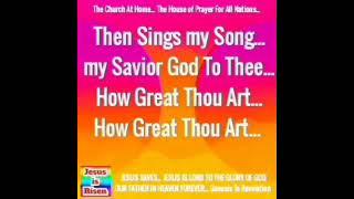 Then Sings my Song... my Savior God To Thee…  Series… Jesus Save me... JESUS BLOOD REDEEMED ME...