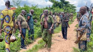 Egba hunters hunting for their king Oba Alake of Egba land  80years birthday Day1 - Hunting Ep33