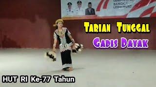 Tarian Tunggal Gadis Dayak_Siswi SMP Negeri 01 Long Bagun_Kab. Mahakam Ulu  Pedalaman Kalimantan