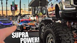 CHAOS as Police CLOSE ROAD for Modified Cars Leaving SEMA 2022