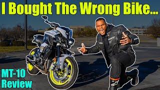 Yamaha R1 Owner Reviews MT-10  1000cc Naked vs Sport Bike  First Ride & Motorcycle Review