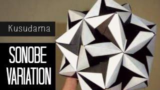 Tutorial Origami Ball  Kusudama Sonobe Variation