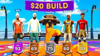 FIRST EVER $20 BUILD ROYALE EVENT Which YOUTUBER Can Win This CHALLENGE The Fastest? NBA 2K22