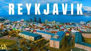 Reykjavik Iceland  4K UHD  Drone Footage