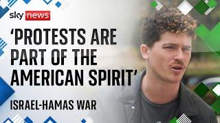 In full Sky News speaks to student at the centre of US campus protests  Israel-Hamas war