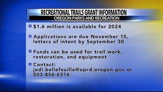 Oregon Recreational Trails grant information