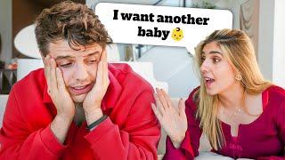 We got into our first big fight on camera... new baby?