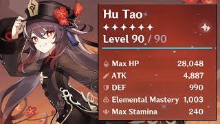 1000 Elemental Mastery Hu Tao