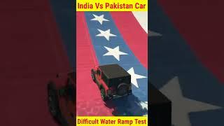Indian Cars Vs Pak CarsDifficult Water Challenge GTA 5  Kaish Is Live  Part 7 #shorts #gtav