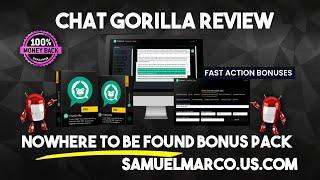  Chat Gorilla Review & Demo OTO Insights + Chat Gorilla Functionalities 