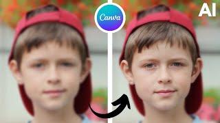 How to Improve Image Quality with AI  Sharpen Blurry Photos Using Canva AI