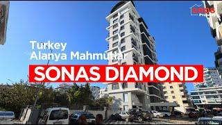 Sonas Diamond  Современный жилой комплекс в центре района  Турция Аланья Махмутлар