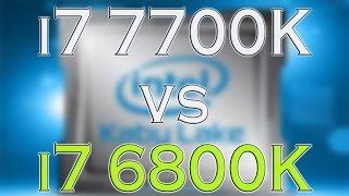 7700K vs 6800K – BENCHMARK PERFORMANCE TEST – KABY LAKE vs BROADWELL-E  REVIEW AND COMPARISON 