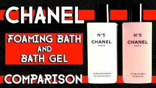 CHANEL N°5 FOAMING BATH AND BATH GEL REVIEW AND COMPARISON