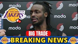 BOMBASTIC SURPRISE JERAMI GRANT ANNOUNCED AT LAKERS NO ONE EXPECTED THAT NEWS LAKERS