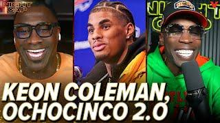 Unc & Ocho react to Keon Colemans viral Bills introductory press conference  Nightcap