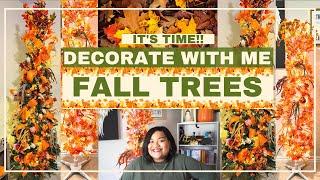 DECORATING A FALL TREES  FALL TREE 2023  AUTUMN TREE  FALL DECORATE WITH ME  ALICIA B LIFESTYLE