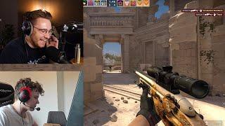 ohnepixel & csgo pro play anubis for the first time