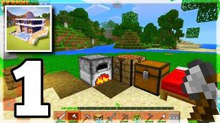 Craft World - Master Building Block Game 3D - SURVIVAL - Gameplay Part 1