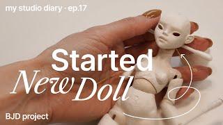 Making new BJD Doll • My studio Diary УКР Субтитри