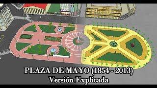 Evolución de la Plaza de Mayo 1854 - 2013