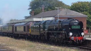 SR Merchant Navy 35028 Clan Line at Folkestone West