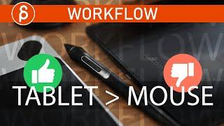 Why I PREFER TABLETS over Mouse and Keyboard Ergonomics Workflow