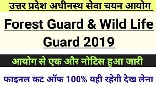  UPSSSC Forest Guard Latest News   UP Forest guard final cut off % यही रहेगी   DV कब होगा ?