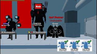 Defeated The Strongest Speakerman Skibidi Arm Fight Roblox