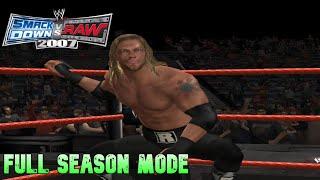 WWE SmackDown vs. Raw 2007 - Full Season Mode w Edge PS2