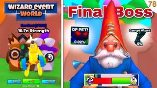 New Update - Wizard Event World  Season 9 Premium Pass & Arm Wrestle Simulatle Roblox #78