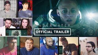 UNDERWATER Official Trailer 2020 REACTIONS MASHUP