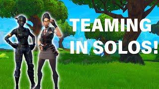 Teaming with People in Fortnite Season OG