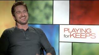 Gerard Butler and Jessica Biel Interview for PLAYING FOR KEEPS