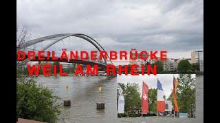 Dreiländerbrücke Weil am Rhein - Ein Ausflugstipp UHD