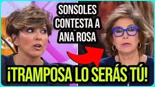 MOVIDA GORDA Sonsoles Ónega responde a Ana Rosa Quintana tras ATAQUES desde Telecinco