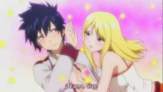 Fairy tail 161 lucy and Gray scene