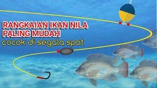 RANGKAIAN PANCING IKAN NILA PALING MUDAH