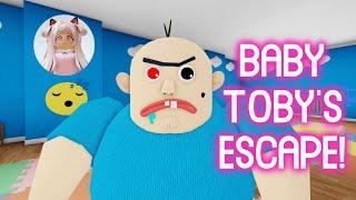 BABY TOBYS ESCAPE OBBY - Roblox Gameplay Walkthrough No Death Speedrun 4K