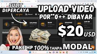 Dibayar $20 USD Hanya Upload Video Di Website DoodStream - Cara Menghasilkan Uang Di Internet