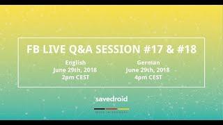 Live Q&A savedroid ICO #18 German