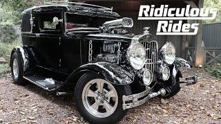 The Gothic 1930s Ford With 450HP  RIDICULOUS RIDES