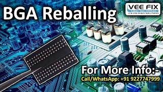 BGA IC Reballing Process  How to do BGA Reballing