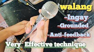 PAANO PATIBAYIN ANG ATING MGA MICROPHONE #MANTECHVLOG#TECHNIQUE