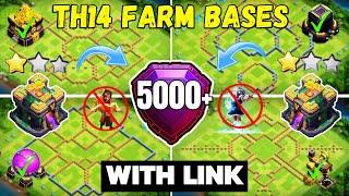 Th14 Top 20 Best Farming Bases With Links  Th14 Farming And Pushing Bases With Copy Link  2024