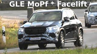 Mercedes Erlkönig GLE Facelift V167 prototype *  MoPf - Modellpflege 2022 * 4K SPY VIDEO