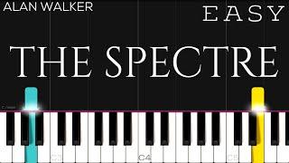 Alan Walker - The Spectre  EASY Piano Tutorial